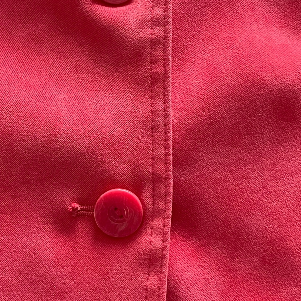Cato Jacket Women's 24W Red Collared 3/4 Sleeve P - Picture 6 of 11